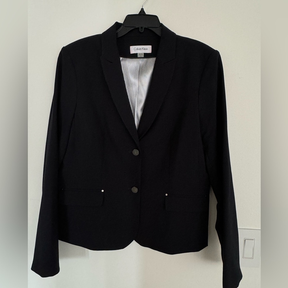 Calvin Klein black blazer (size 14)